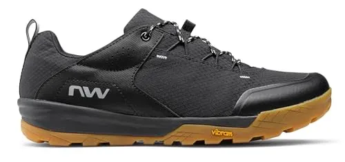 Northwave Rockit Herren MTB Schuhe Schwarz 46 - Fahrradschuhe für Mountainbiker, bieten optimalen Halt und Komfort auf jedem Terrain.
