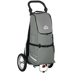 HOMCOM Lastenanhänger Aluminum, 600D Oxford-Gewebe