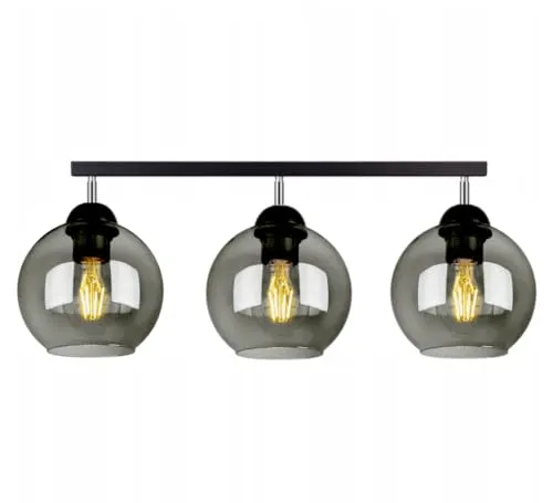 FKL DESIGN Home Deco Deckenlampe Pendellampe Hängelampe Wandlampe Tischlampe Leuchte Pendelleuchte Kugel Schwarz Grau Weiß Lampe aus Serie N100 verschiedene Varianten (BG3)