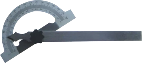 Gradmesser, 0 - 180 Grad, Durchmesser, Schenkellängen: 200 mm, Gradbogen: 150 mm