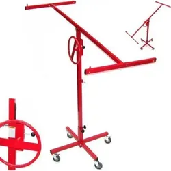 Plattenheber Paneelheber 55597 - Ideale Montagehilfe für Rigipsplatten - Plattenheber für effiziente und sichere Montage von Rigipsplatten, aus robustem Stahl gefertigt und perfekt für den Trockenbau geeignet.