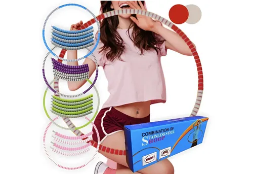 Sport-Knight® Hula-Hoop-Reifen aus Edelstahl – befüllbar & rutschfest - Effektives Training: Der befüllbare Hula-Hoop-Reifen von Sport-Knight® bietet ein individuelles Workout für Bauch, Taille und Hüfte. Ideal für Anfänger und Fortgeschrittene – für schnelle Ergebnisse in nur 10–30 Minuten täglich.