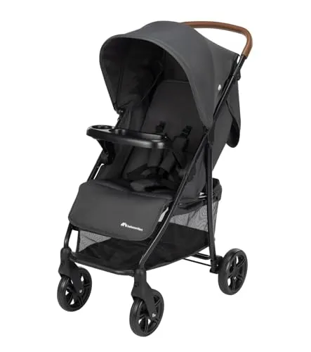 Bebeconfort Misty Kinderwagen, kompakt und praktisch - Der Bebeconfort Misty Kinderwagen bietet mit seinem großen Aufbewahrungskorb (8 kg) viel Platz für alles Wichtige. Das Tablett sorgt für Spielspaß, während der bequeme Sitz mehrere Liegepositionen bietet – ideal ab der Geburt bis 4 Jahre.