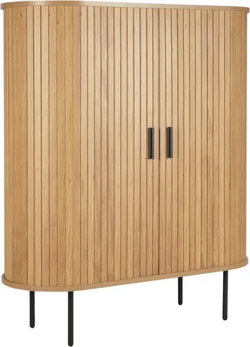 Möbilia Kommode mit Schiebetüren | 100x40x118 cm