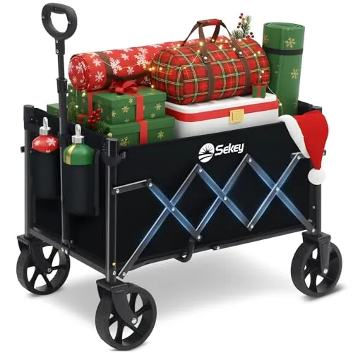 Sekey Bollerwagen Faltbar Klein 70L 80KG