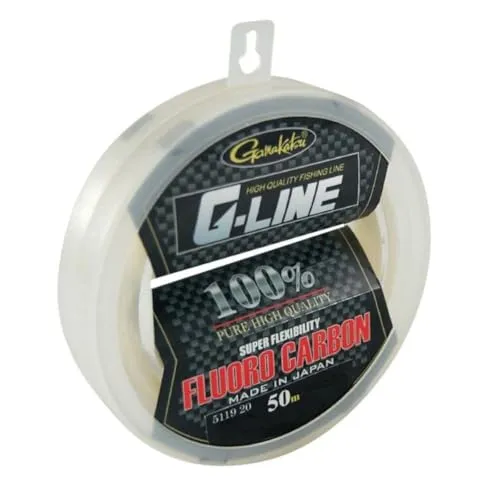 Gamakatsu G-Line Fluorocarbon 0.21mm 2,8kg - 50m Fluorocarbonschnur, Vorfachschnur, Vorfach