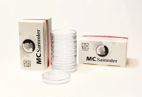 MC.Sammler Kapselhalter 10 Stück Münzkapseln Innen Ø 27,5mm