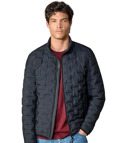 CASAMODA Steppjacke 554386400, Blau (108) – Bequeme Funktionsjacke - Funktionsjacke aus 100% Polyester, ideal für Freizeit und Outdoor-Aktivitäten, mit praktischem Stehkragen und gerade Passform für optimalen Tragekomfort.