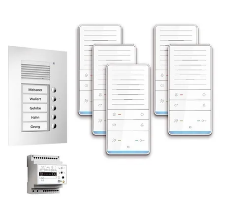 TCS audio:pack Unterputz f.5WE PAUF051/001 Türsprech-Set audio:pack