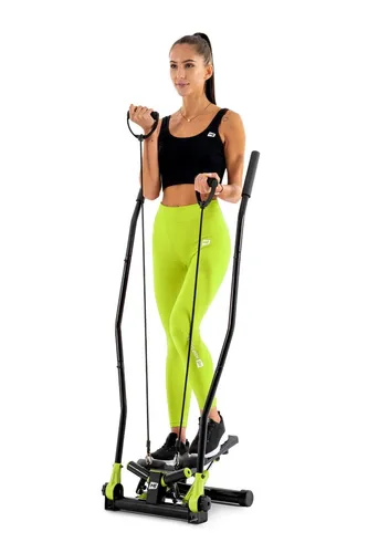 Hop-Sport Stepper HS-045S Slim mit LCD-Bildschirm - Stepper für effektives Training im Heimgebrauch, ausgestattet mit rutschfesten Pedalen und Kalorienzähler für optimale Fitnesskontrolle.