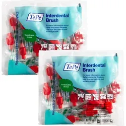 TePe Interdentalbürsten Original, Rot, ISO-Größe 2, 0,5mm - Effektive Interdentalreinigung zur optimalen Plaque-Entfernung in Zahnzwischenräumen. Ergonomischer Griff für präzisen Halt und Kontrolle. Ideal für eine gründliche Mundpflege.
