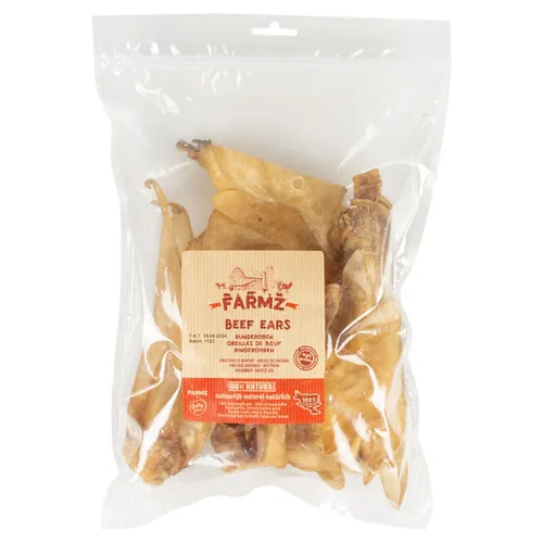Duvo+ Hundesnack Farmz Rinderohren 300 g – Leckerer Snack für Hunde - Leckere Rinderohren für Hunde, ideal als Snack oder Belohnung. Hochwertige Zutaten sorgen für ein besonderes Geschmackserlebnis. Perfekt für die tägliche Belohnung.