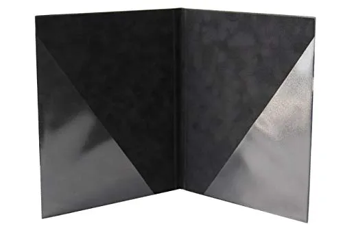 ggm® Chormappe Scarlett DIN A4 Standard, Mircofaser Optik, Farbe: schwarz