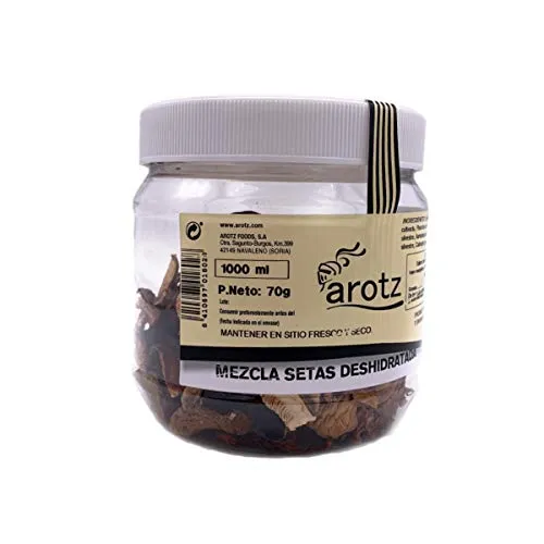 verschiedene getrocknete Speisepilze der Spitzenklasse aus Nordspanien im Mix