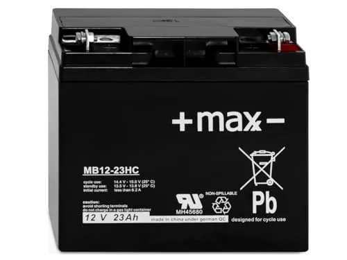 Kompatibler Accu Rasentraktor Rasenmäher 12V 23Ah Ersatz Batterie zyklenfest