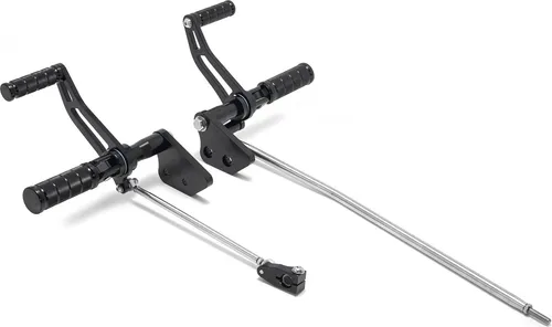 Vorverlegte Fußrastenanlage für Harley Davidson Dyna Street Bob 06-17 - Elegante Fußrastenanlage für Dyna Street Bob, die für eine entspannendere Sitzposition sorgt. Aus hochwertigem Aluminium gefertigt und einfach zu montieren. Perfekt für stilbewusste Fahrer.