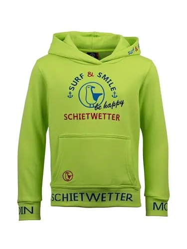 SCHIETWETTER Unisex Kinder Hoodie Max Meersalz, Kapuzenpullover für Mädchen und Jungs, Sweater, Langarm-Pullover