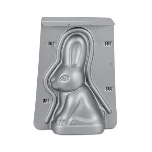 Städter 3D-Backform Osterhäschen 14x18x6,5 cm - Sonstige, kreative 3D-Backform für perfekt geformte Osterhäschen, ideal für das Backen zu Ostern – aus Metall mit 300ml Kapazität.