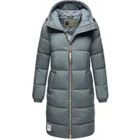 MARIKOO Nomadiaa Damen Winterjacke XL in Stormy Blau - Funktionsjacken: Lange, stylische Winterjacke mit optimaler Passform und hohem Tragekomfort, perfekt für kalte Tage.