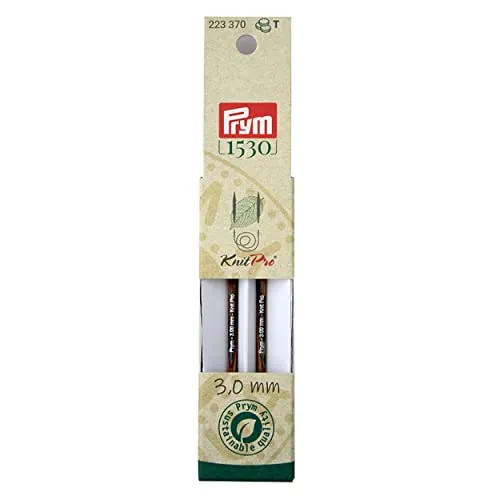 Prym 223370 Rundstricknadelspitzen NATURAL kurz 8,7 cm 3,00 mm