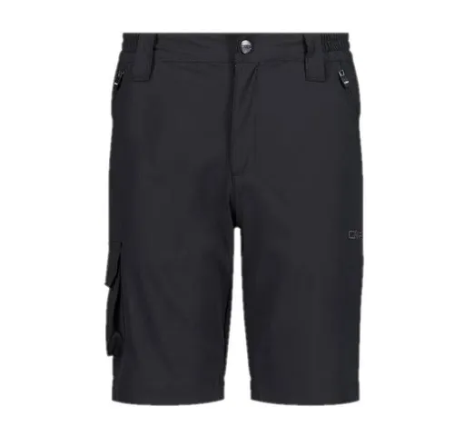 CAMPAGNOLO KID BERMUDA - Antracite - Bermudas für Kinder aus 90% Polyamid und 10% Elasthan, ideal für aktive Freizeit und bequemes Tragen.