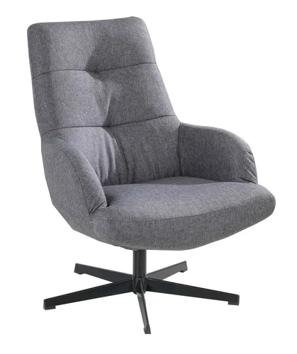 Sessel Fernsehsessel Relaxsessel Cocktailsessel Loungesessel Webstoff dunkelgrau