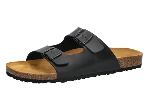 Lico Bioline Pantolette für Herren, Schwarz, Größe 52