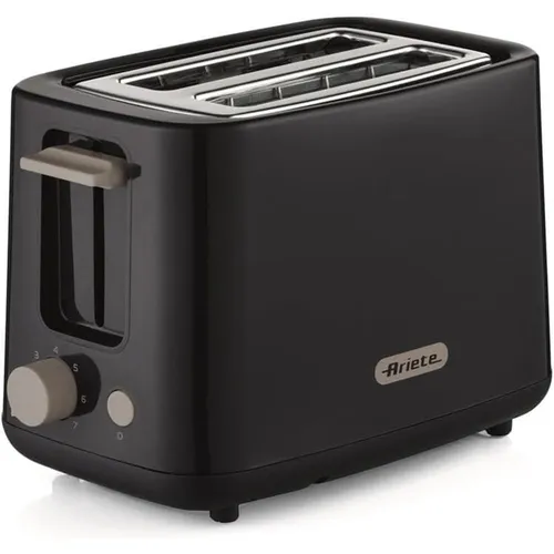 Toaster Ariete 0157 - 760 W, 2-Scheiben Kapazität, einstellbare Bräunung und Kaltwandgehäuse für sicheres Toasten