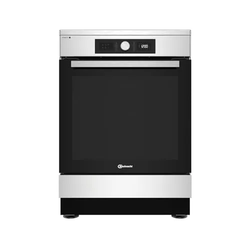 BAUKNECHT Standherd BS68IB8AHX/E - Energieeffizienter Kochpartner - Freistehender Standherd der Energieeffizienzklasse A, ideal für umweltbewusste Haushalte und vielseitige Kochfreude.