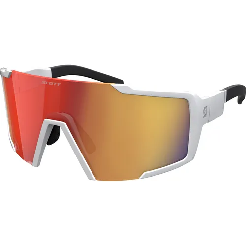 Scott Shield Sonnenbrille - Weiß - One Size - Sportbrillen für optimale Sicht und UV-Schutz, ideal für Outdoor-Aktivitäten und sportliche Herausforderungen.