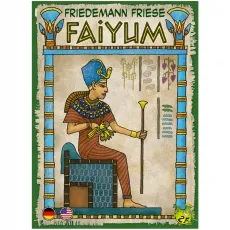 Faiyum - DE/EN Gesellschaftsspiel - Strategisches Brettspiel für 2-4 Spieler, ideal für Spieleabende mit Freunden und Familie, fördert taktisches Denken und Planung.