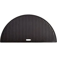 Gusseisen Grillplatte halbrund BJ in schwarz von Kamado Joe