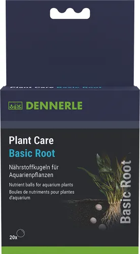 Dennerle Plant Care Basic Root, 20 Stück - Nährstoffkugeln für Aquarienpflanzen