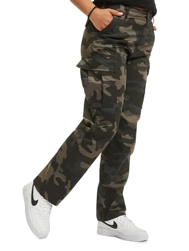 Brandit Kids US Ranger Pants - Dark Camo, Größe: 170/176 - Hosen für Jungen, robust und langlebig mit regulierbarem Bund, ideal für aktive Kinder.