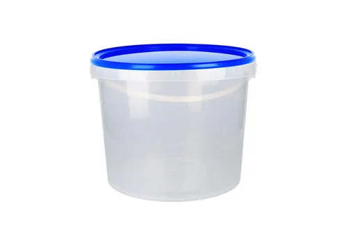 FixedByU Putzeimer Eimer mit Kunststoffgriff, PP, rund, 5 Liter, Lebensmittelecht, (Eimer-Set, 1-tlg., Eimer mit Deckel), luftdicht, stapelbar, lebensmittelecht, rutschsicher, recyclebar