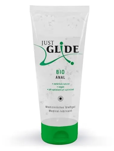 Just Glide Bio Anal Gleitgel, Transparent, 200 ml