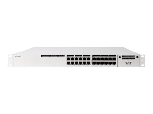 Produktbild Cisco Switch Meraki MS390 26-Port 1GbE 445W PoE managed L3 24x 1GbE PoE + 2x Hardware Stack MS390-24P-HW