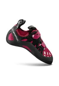 La Sportiva Tarantula Women Red Plum (41) - Vielseitiger Kletterschuh - Kletterschuhe für Einsteiger mit schnellem Klettverschluss und 8 mm FriXion Black-Sohle für maximale Haltbarkeit. Ideal für Kletterhalle und vielseitige Einsätze.