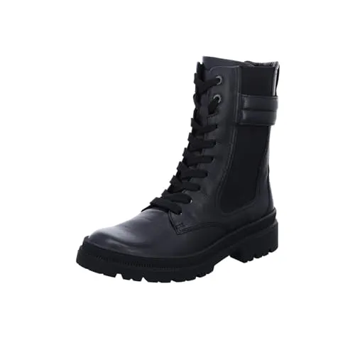 ARA Damen Dover Schnür Stiefelette, Schwarz, 36.5 EU - Wanderschuhe aus hochwertigem Leder mit Reißverschluss für einfachen Einstieg und optimalen Komfort bei Outdoor-Aktivitäten.