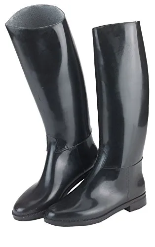 Produktbild Kerbl Covalliero Reitstiefel Hippo aus Kunststoff, mit Sporenhalterung, schwarz, Größe 41
