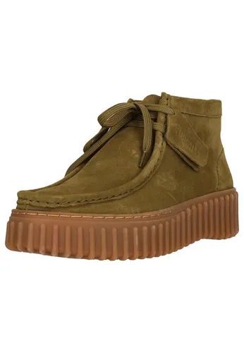 Clarks Damenschuhe Torhill Moss in Grün, Größe 40 von Clarks