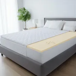 WOOL-STAM Matratzen Topper Memory Foam 5cm – Orthopädischer viscoelastischer Matratzentopper ergonomisch & atmungsaktiv, abnehmbarer Bezug – 8...