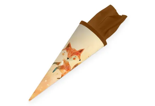 itenga Schultüte itenga Geschwister Schultüte 35cm Fuchs