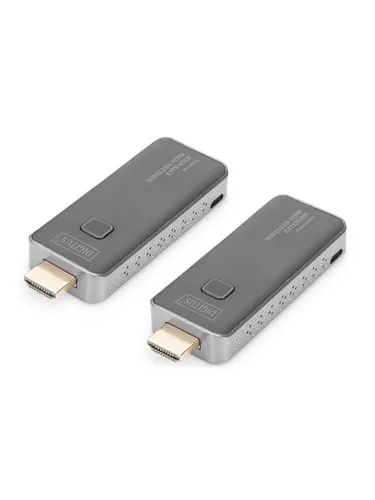 DIGITUS DS-55318 Wireless HDMI Extender - Full HD 1080p, drahtlose Übertragung bis zu 50 m, ideal für Heimkino und Präsentationen