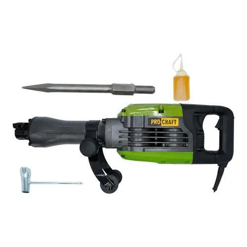 Procraft PSH2600 Abbruchhammer 1200 W 50 J 1400 Schläge / min + Meißel + Koffer