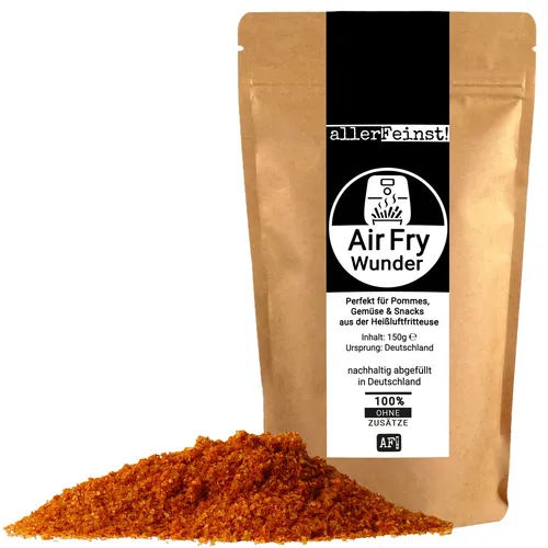 Air Fry Wunder | Premium Würzsalz für Heißluftfritteusen | Pommes, Gemüse, 150g