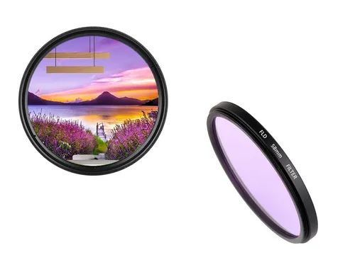 dHD DIGITAL Marken FLD Filter 58mm Fluoreszenzfilter Fluoreszenz 58 mm