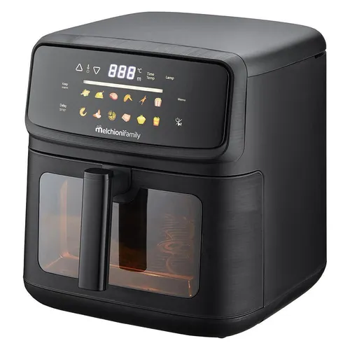 Melchioni Heissluftfritteuse 10L mit Doppeltem Widerstand