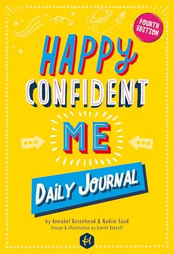 Happy Confident Me Journal: A daily journal to develop gratitude, confidence and emotional intelligence: Daily Journal - Gratitude and Growth Mindset ... Positive Thinking, Mindfulness and Resilience