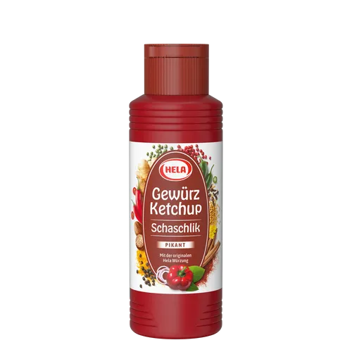 Hela Gewürz Ketchup Schaschlik Pikant 300 ml